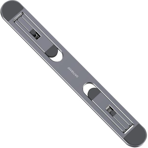 BasicX Adjustable Aluminum Laptop Stand, Non-Slip, Portable &amp; Foldable