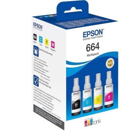 Epson 664 EcoTank 4-colour multipack | Genuine EPSON Ink