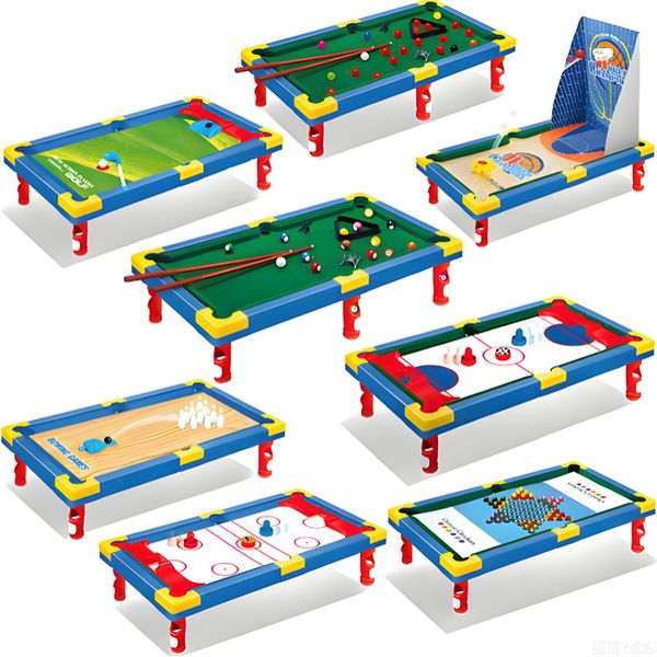 8 in 1 Table Top Games Billiards Pool Table Air Hockey Table Kids &amp; Adults