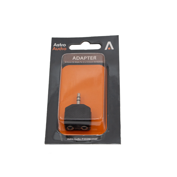 Astro Audio 3.5mm St Male - 2x3.5mm St Female Adapter [P35SM235SF]