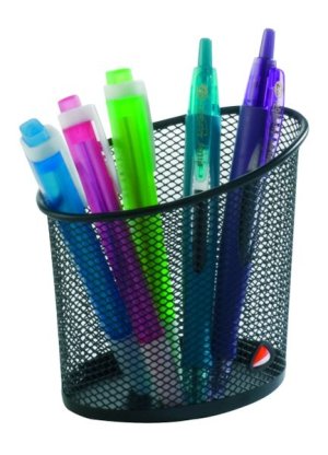 Alba Pencil/Pen Cup Holder - Black