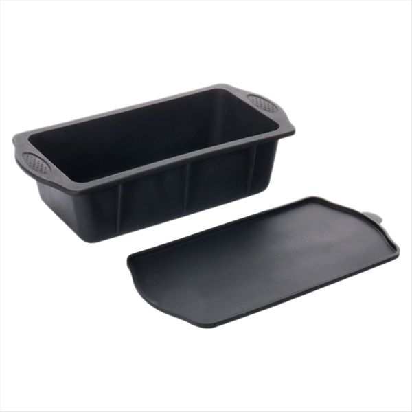 Black Silicone Ice Bath Ice-Cube Mold+Lid Reusable Ice-Cube Mold Can Make 4