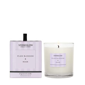 Stoneglow Fragranced Candle - Plum Blossom &amp; Musk