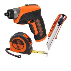 Black &amp; Decker 3.6V Lithium-ion Screwdriver with Right Angle Attachment &amp; Acc