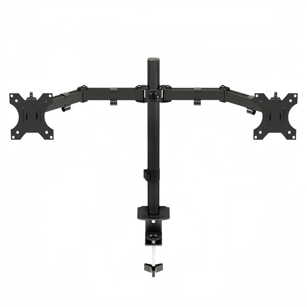 Full Motion 360 Degree Dual Monitor Holder Monitor Mount Arm Desk Stand