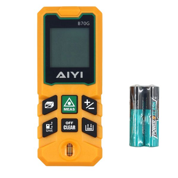 70 m Laser Distance Meter - Digital Range Finder for Construction &amp; DIY