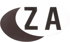 Motoquip - South Africa Za Emblem - Magnetic