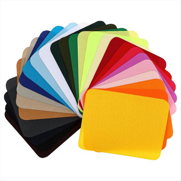 Iron On Patches For Clothing Repair Multi-Colored Fabric Patches
