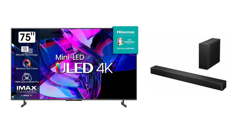 Hisense 55" U7K 144Hz 4K Smart Mini-LED ULED TV with Hisense Sound System