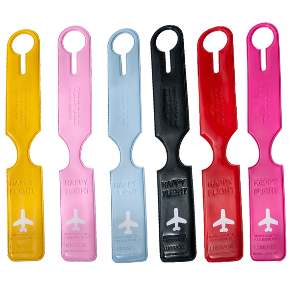 6 Pieces Waterproof Luggage Tags Anti-Loss Quickly Spot Suitcase