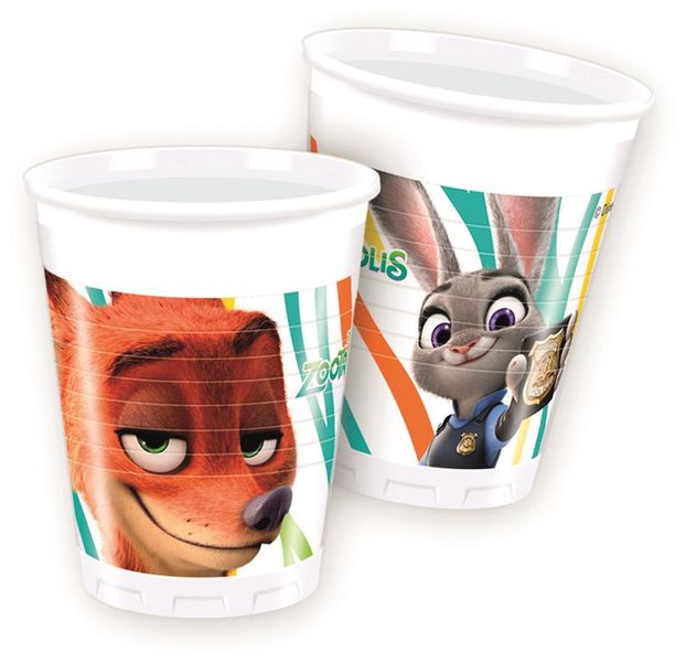 Zootopia Plastic Cups