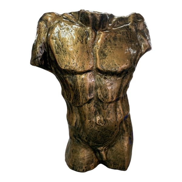 Decor Ornament AC 65x56cm Male Torso