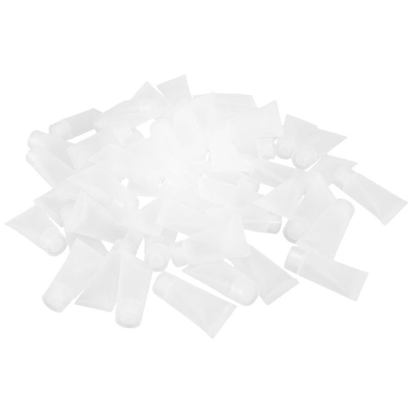 50Pcs 15Ml Soft Tube With Cap Travel Squeeze Refillable Lotion Bottle