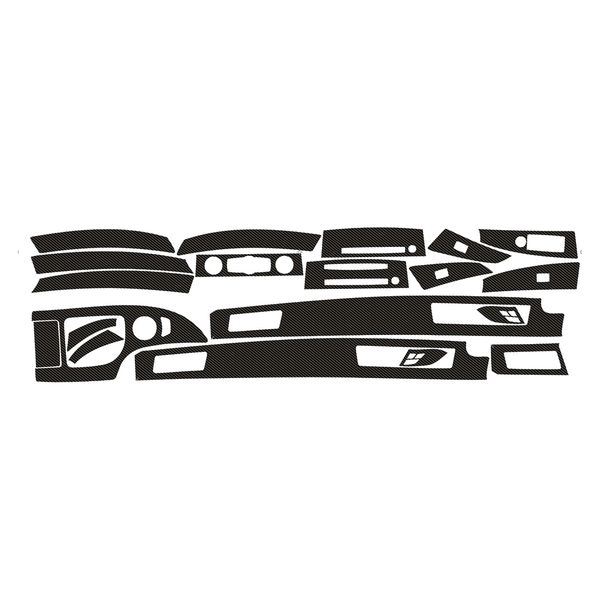 Car 5D Carbon Fiber Vinyl Sticker For-Bmw 5 Series 525I Compatible with Bmw