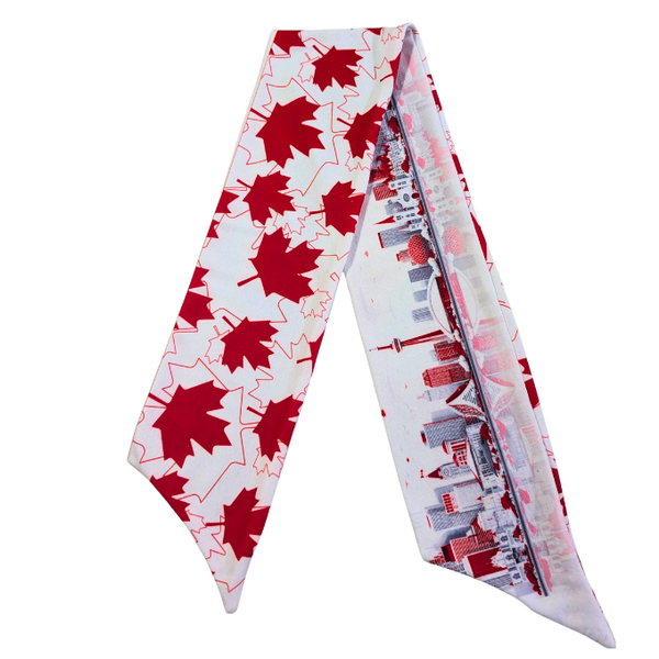 Tribe Afrique Canadian Maple Leaf &amp; Toronto Skyline Supporters Scarf