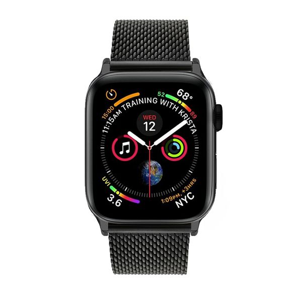 Colton James Mesh Strap for Black/Space Grey 44mm Apple Watch - Rose Gold