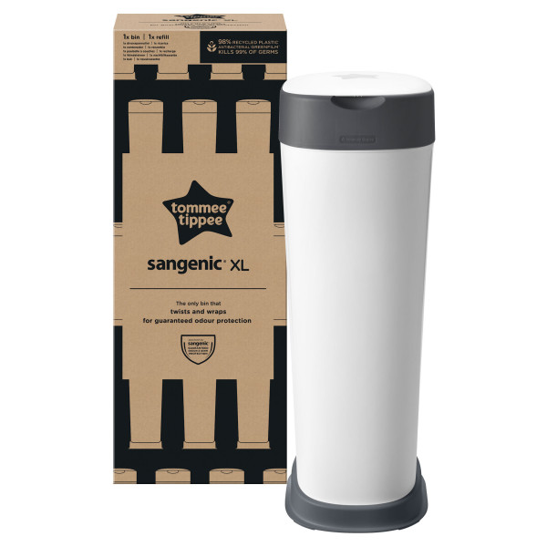 Tommee Tippee - Twist &amp; Click Sangenic XL Nappy Bin - Eco-Friendlier System