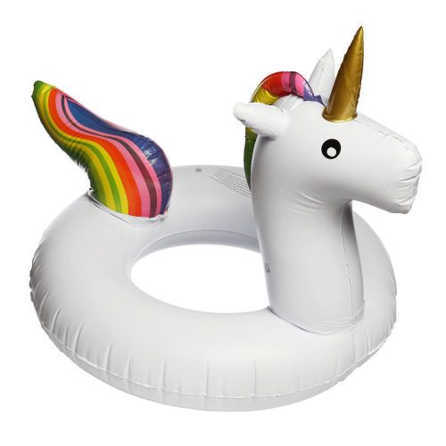 Rainbow Unicorn Water Float Ring for Swimming Pool