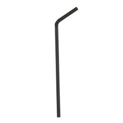 Bar Butler Straws Black Bendy (5Mm), 100Pcs