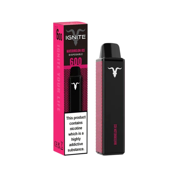 Ignite Vape Pen 600+ Puff Watermelon