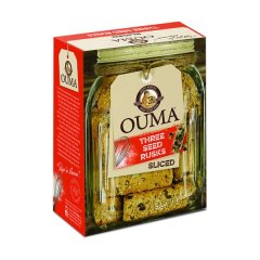 Ouma - Sliced Rusks Three Seed - 12 x 450g