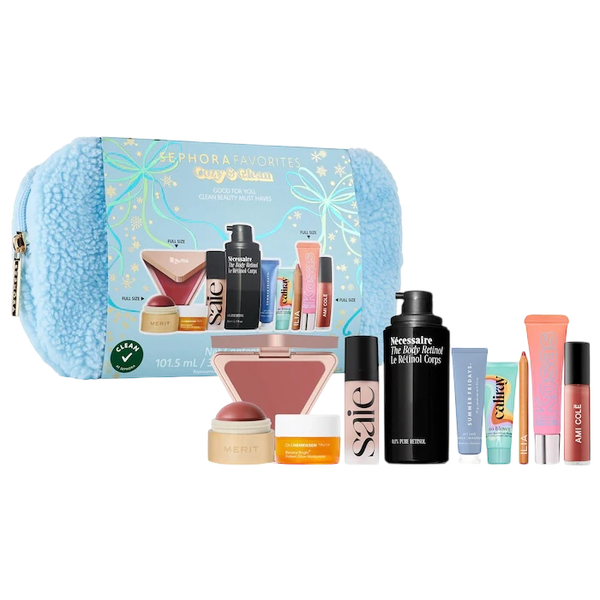 Sephora Favorites Cozy and Clean Makeup and Skincare Set