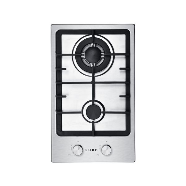 LUXE SS30B | 30cm 2 Burner Stainless Steel Hob battery ignition