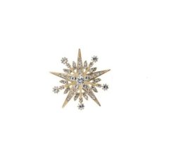 Temperament Six-Pointed Star Brooch