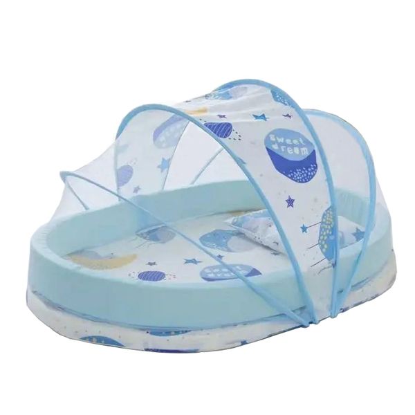 Portable Baby Mattress Newborn Sleep Anti Mosquito Net Bed