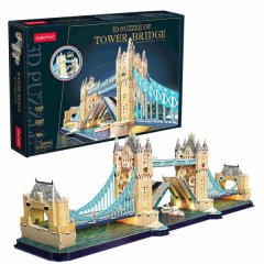 Cubic Fun Tower Bridge 222pcs 3S Puzzle with LED lights