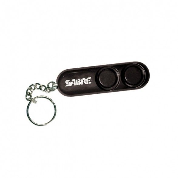 Sabre Red Personal Alarm with Key Ring - Black