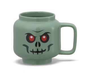 LEGO Ceramic Mug Small - Green Skeleton (255ml/8.4cm Tall)