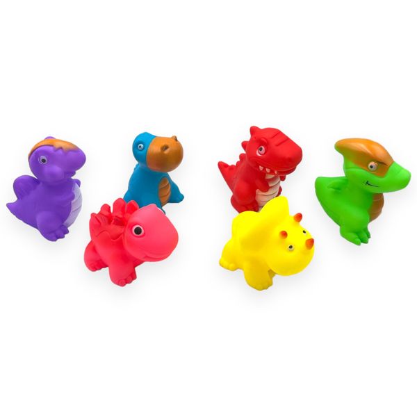 DinoSqueak Bath Buddies - Toys for Babies