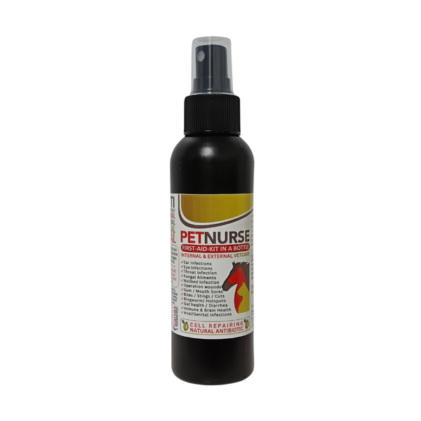 PetNurse - First-aid-kit in a bottle, Natural Antibiotic, Internal/External