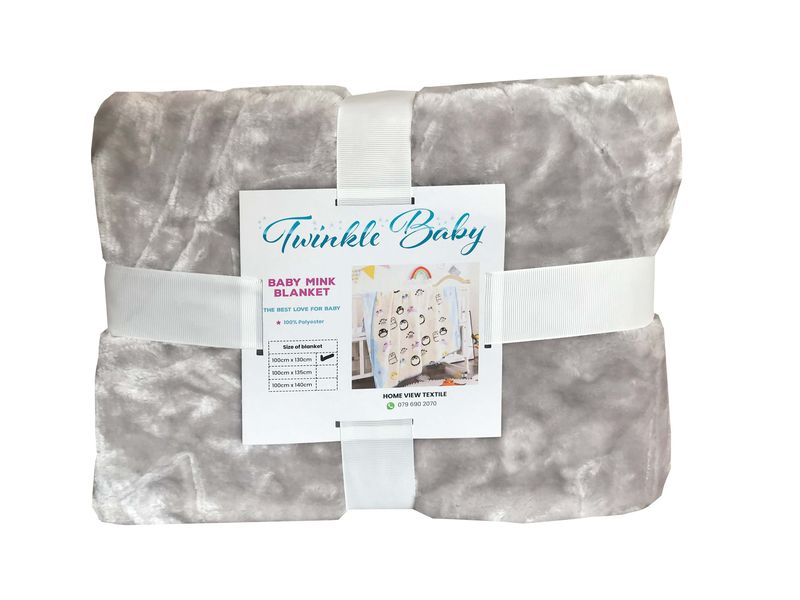 Twinkle Baby Sleep Angel Embossed Mink Baby Blanket