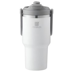 Penguin Vacuum Insulated Travel Tumbler with Handle - Hot &amp; Cold Car Mug