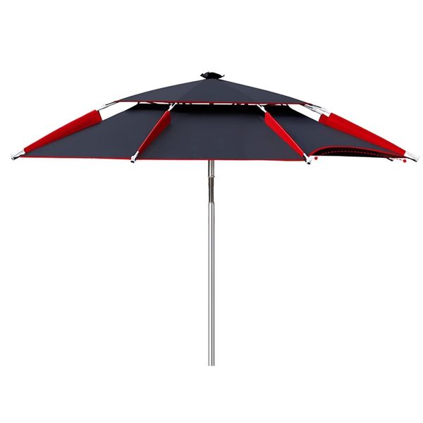 Garden Rotatable Outdoor Sun Protection Vinyl Parasol Fishing Umbrella