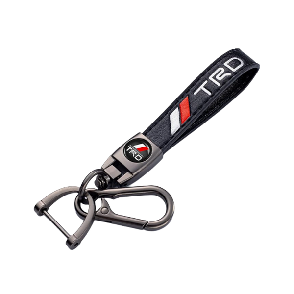 TRD Style Leather Keyring
