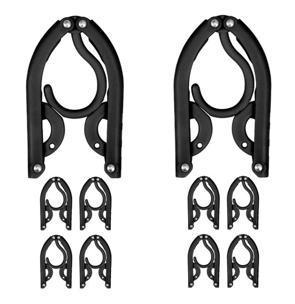 10 Piece Portable folded Travel Hangers, for Suitcase, RV Camping, Aeroplane