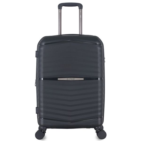 Travel Mate 63cm Hard Shell Zipper 8 Wheel Xbag Trolley Case TSA L-349 B