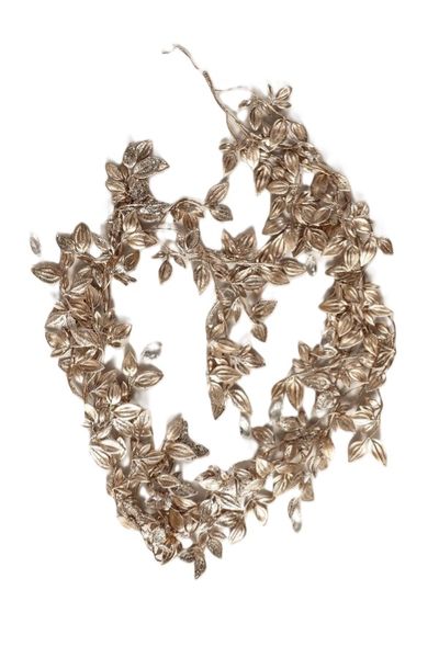 Glitter Flat Leaf Garland, 130cm