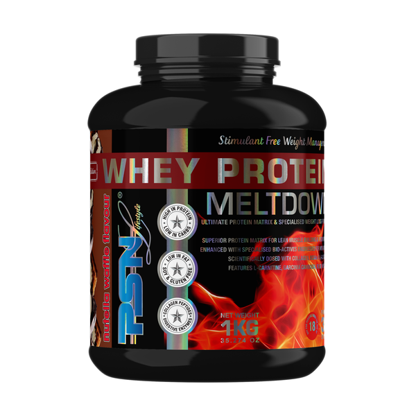 PSNLifestyle Meltdown Whey Protein Fat Burner - Nutella Waffle 1kg