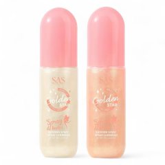 SAS Golden Star Shimmer Highlighter Face &amp; Body Spray Silver Duo Kit