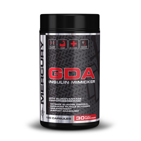 TNT Mercury GDA - Glucose Disposal Agent - 120 Capsules