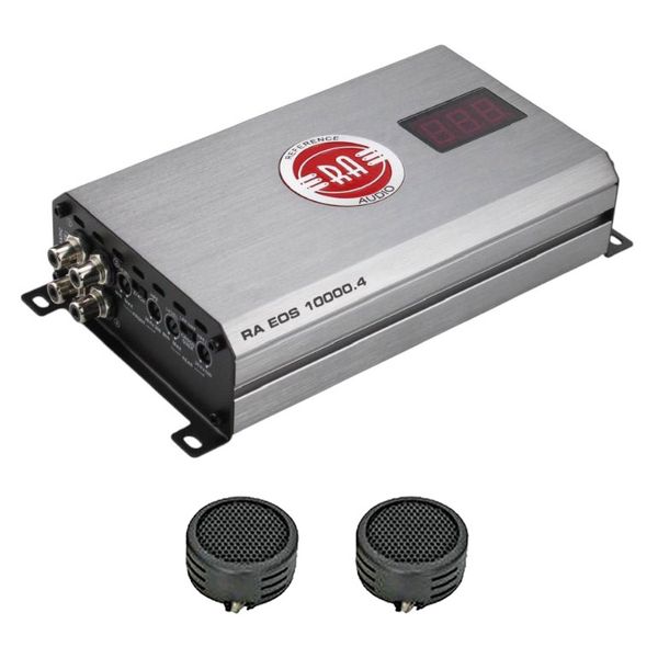Reference Audio EOS 10000.4 Compact 4-Ch Class-D Amplifier &amp; Evo Tweeters