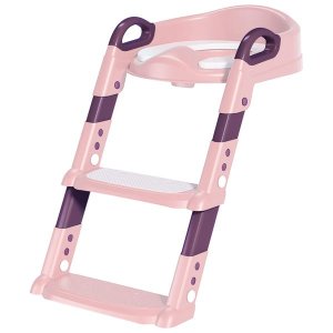 Children's Non-Slip Potty Training Seat with Steps - Baby Toilet Chair