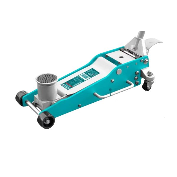 Total Tools - Heavy Duty Hydraulic Garage Jack (2.5 Ton / 3 Ton Cap)