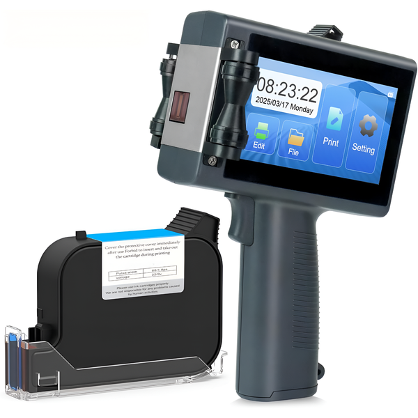Handheld Portable Inkjet Printer - Batch, Date, QR Code On Any Surface