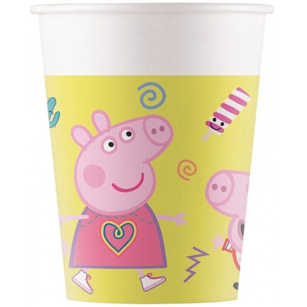 Peppa Pig Messy Play Paper Cups 200ml