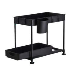 Premium Double-layer Sink Rack Free-standing Kitchen Cabinet Organizer